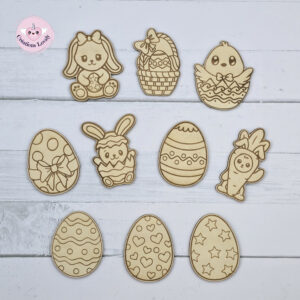 Sujets de pâques à colorier