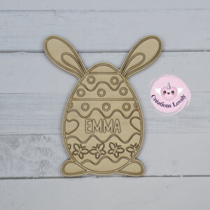 Gros œuf de pâques à colorier