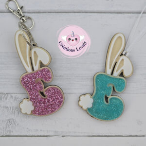 Lettre initiale lapin