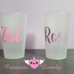 Gobelet Réutilisable
Prénom simple