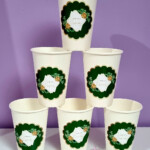 Gobelets
Vert forêt, blanc, or