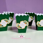 Boîte Popcorn
Vert forêt, blanc, or