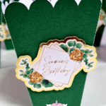 Boîte Popcorn
Vert forêt, blanc, or