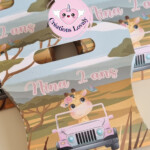 Boîte coussin
Safari, girafe, girly