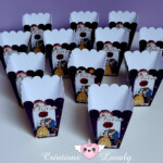Boîtes popcorn
La Belle et la Bête